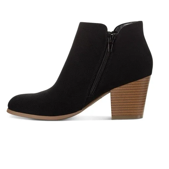 Style & Co Women's Booties Masrinaa Size 9 Microsuede - Picture 3 of 6